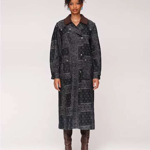 Avec Les Filles Jackets & Blazers - Avec Les Filles Women's Asymmetrical Utility Trench Coat NEW WITH TAGS